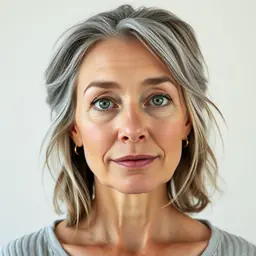 Synthetic AI face